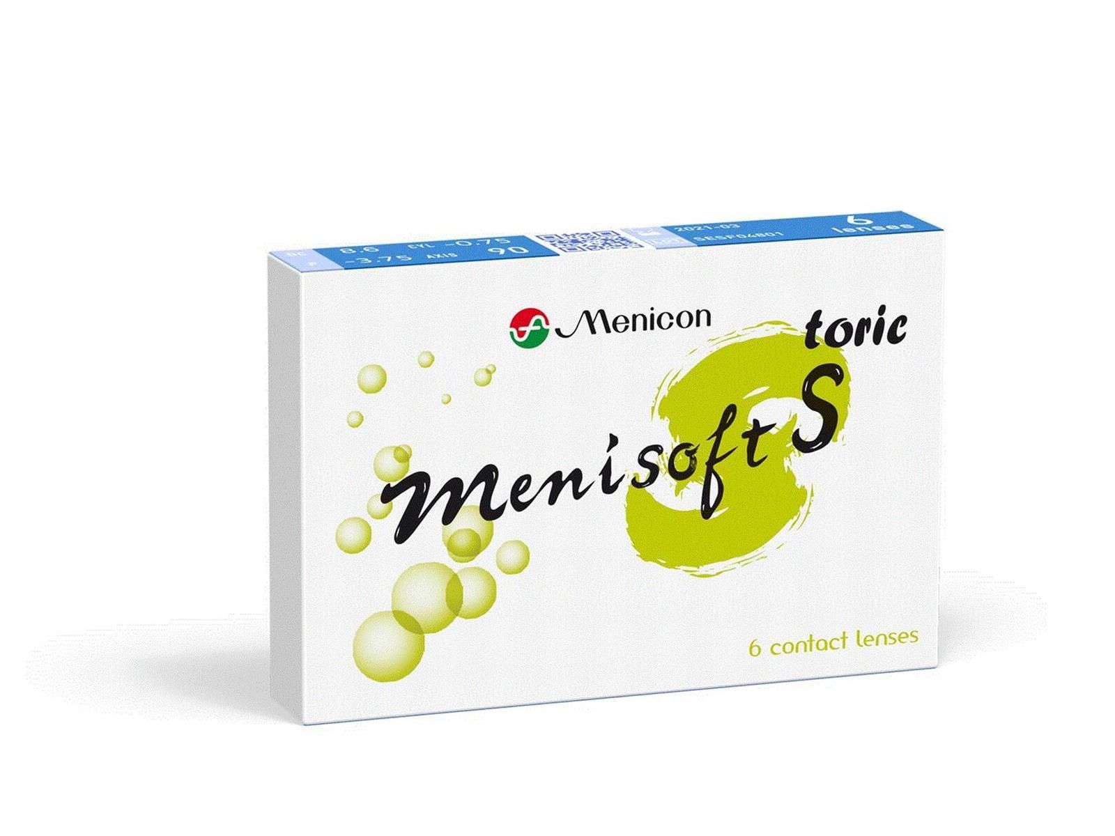 Menisoft S toric 14-Tageslinse 6er Box -10